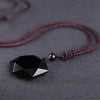 Obsidian Necklace - Merkaba Pendant Talisman