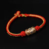 Red String Bracelet - Tibetan Mantra Bracelet for Luck