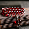 Garnet Layered Bracelet — Numbered Accent Styles