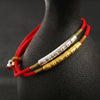 Tibetan Red String Bracelet -  Buddhist Mantras Lucky Bracelet