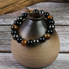 Triple Protection Bracelet - Obsidian, Tiger's Eye, Hematite