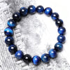 Tiger’s Eye Bracelet - Hawk's Eye & blue tiger's eye