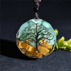 Tree of Life Necklace - Orgonite & Green Aventurine