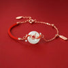 Koi Fish Jade Red String Jewelry — Carry Good Fortune