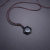 Obsidian Necklace - Merkaba Pendant Talisman