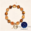 Zodiac Crystal Bracelet — Natural Stone Bead Bracelet Matched to Your Sign