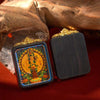 Tibetan Tsa-Tsa Thangka Pendant — Hand-Painted Deity Box Necklace Buddha Tibet