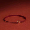 Peace Clasp Red Rope Bracelet — Pi Xiu Disc Charm for Protection & Calm - Joyful RedBuddha Tibet