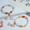 Tianshan Green Jade Bead Bracelet — Natural Stone Single-Wrap for Calm & Clarity Buddha Tibet