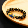 Pixu Bracelet - Color Changing Pixiu & Obsidian