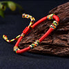 Red String Bracelet - Tibetan Five-Colored Vajra Knots