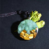 Tree of Life Necklace - Orgonite & Green Aventurine