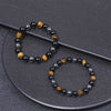 Triple Protection Bracelet - Obsidian, Tiger's Eye, Hematite
