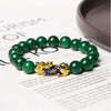 Pixiu Bracelet - Green Jade Color Changing Pixiu