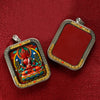 Thangka Pendant - Tibet Amitabha Buddha Hand-Painted Pendant