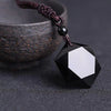 Obsidian Necklace - Merkaba Pendant Talisman