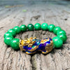 Pixiu Bracelet - Green Jade Color Changing Pixiu