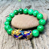Pixiu Bracelet - Green Jade Color Changing Pixiu