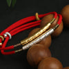 Tibetan Red String Bracelet -  Buddhist Mantras Lucky Bracelet