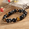 Triple Protection Bracelet - Obsidian, Tiger's Eye, Hematite