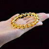 Putuo Mountain Citrine Luck Bracelet — Natural Crystal With Jade & Cinnabar Bead Options