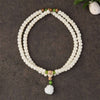108 Mala Beads - White Lotus Bodhi Bracelet & Necklace - Buddha Tibet xd00078