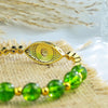 Evil Eye Bracelet - Natural Peridot