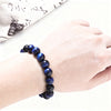 Tiger’s Eye Bracelet - Hawk's Eye & blue tiger's eye