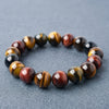 Colorful Tiger Eye Bracelet — Polished Beads in Multiple Sizes for Balance & Focus