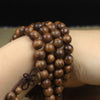 Black Rosewood 108-Bead Mala Bracelet — Natural Wood Prayer Beads in Round, Barrel & Wrap Styles Buddha Tibet