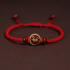 Peachwood Chinese Zodiac Bracelet — Red String Good Luck Charm for Your Sign - HorseBuddha Tibet