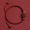 Chinese Zodiac Guardian Deity Bracelet — 2026 Horse Year Red String