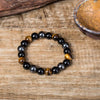 Triple Protection Bracelet - Obsidian, Tiger's Eye, Hematite