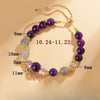 Zodiac Crystal Bracelet — Fresh-Style Natural Stone Bead Bracelet by Birth Sign