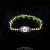 Evil Eye Bracelet - Natural Peridot