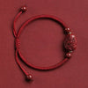 Chinese Zodiac Guardian Deity Bracelet — 2026 Horse Year Red String