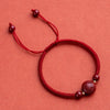 Chinese Zodiac Red String Bracelet — Cinnabar Charm Bracelet for Your Birth Sign - OxBuddha Tibet