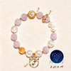 Zodiac Crystal Bracelet — Natural Stone Bead Bracelet Matched to Your Sign