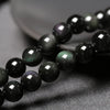 Dragon & Phoenix Black Obsidian Wrap Bracelet Set — Eternal Love Built on Honesty