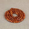 Tibetan Yak Bone Mala — 108-Bead Prayer Strand with Dzi Bead Pendant Buddha Tibet