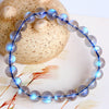 Buddha Tibet 5A Labradorite Bracelet - Blue & Rainbow Flash