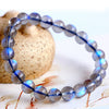 Buddha Tibet 5A Labradorite Bracelet - Blue & Rainbow Flash