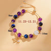 Zodiac Crystal Bracelet — Fresh-Style Natural Stone Bead Bracelet by Birth Sign