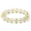 Lemon Citrine Asai Bracelet — Natural Yellow Crystal Bead Strand, Full Size Range Buddha Tibet