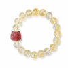 Yellow Citrine Pixiu Bracelet Collection — Natural Asai Crystal Charms For Wealth & Protection