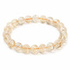Natural Citrine Bracelet Collection — Yellow Crystal Bead Strand, Nine Grades & Sizes For Prosperity