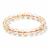 Natural Citrine Bracelet Collection — Yellow Crystal Bead Strand, Nine Grades & Sizes For Prosperity