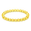 Putuo Mountain Citrine Luck Bracelet — Natural Crystal With Jade & Cinnabar Bead Options Buddha Tibet