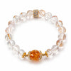 Yellow Citrine Pixiu Bracelet Collection — Natural Asai Crystal Charms For Wealth & Protection