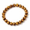 Yellow Tiger Eye Single-Strand Bracelet — Natural Collector-Grade Beads, 5 Sizes